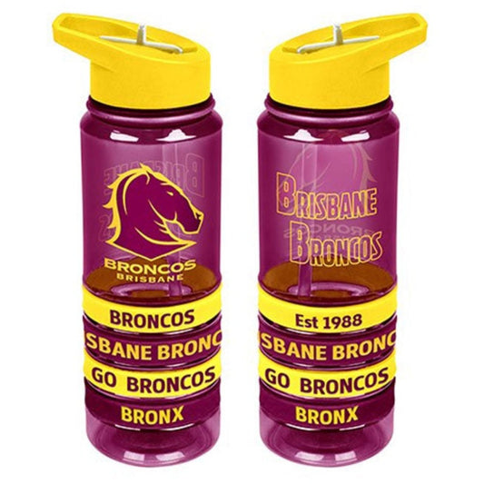 Brisbane Broncos Tritan Bottle With Bands