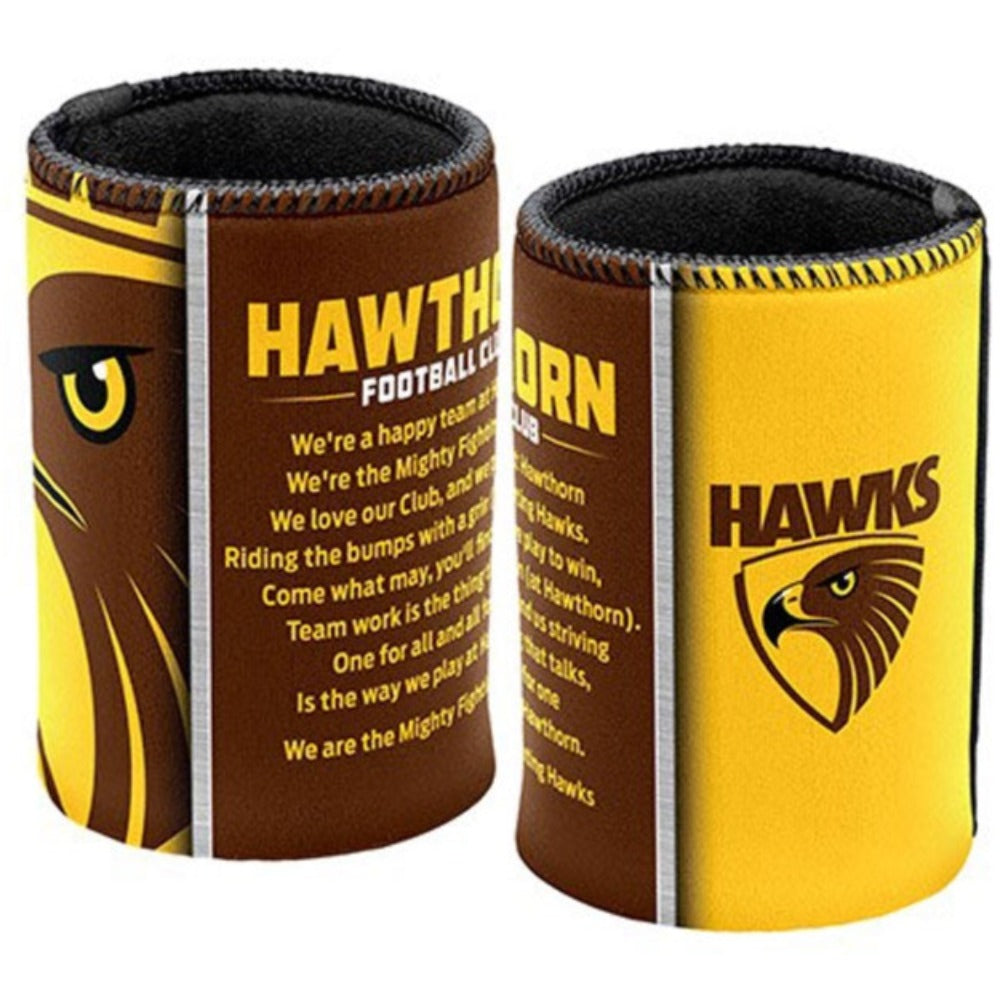 HAWTHORN TEAM LOGO AND SONG COOLER