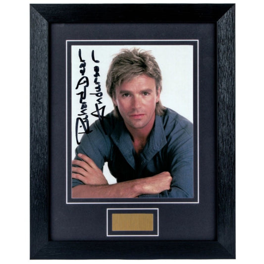 Richard Dean Anderson Signed MacGyver 8x10 Photograph Framed V1