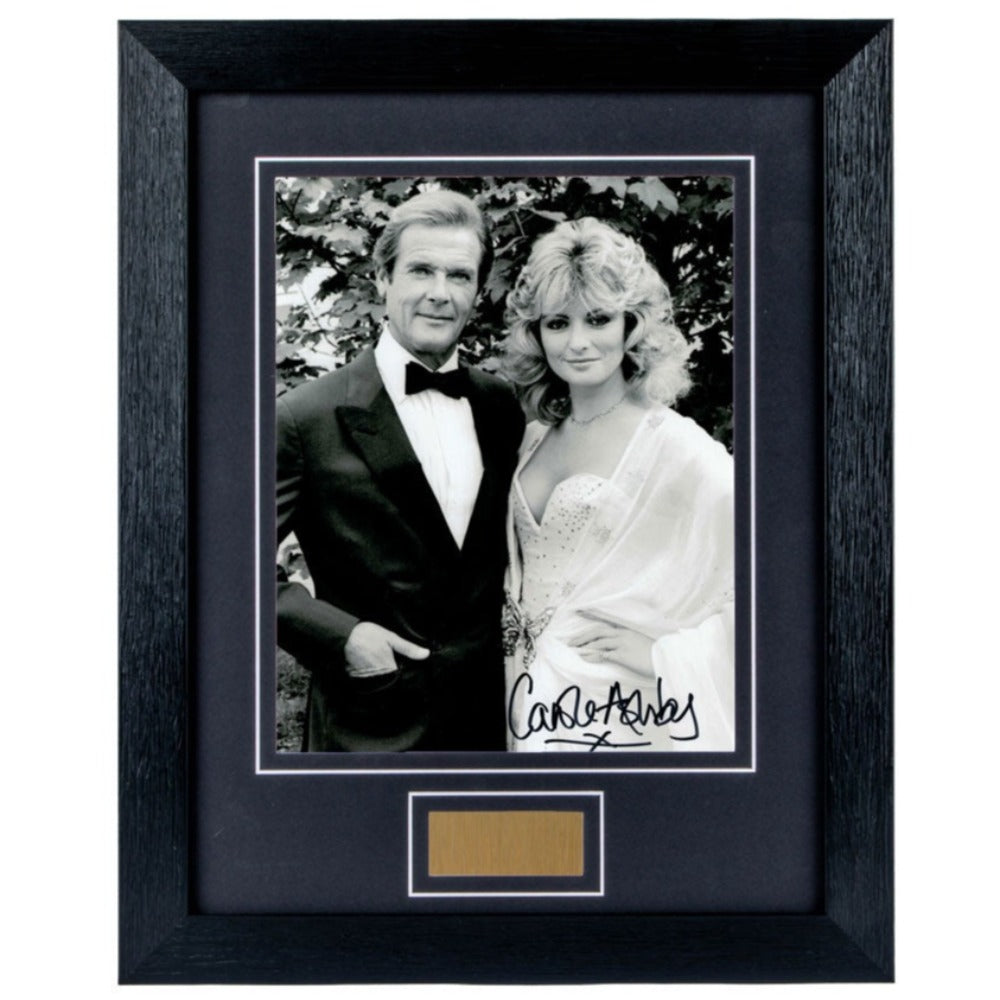 Octopussy Carole Ashby James Bond Signed 8x10 Photo 1 Framed