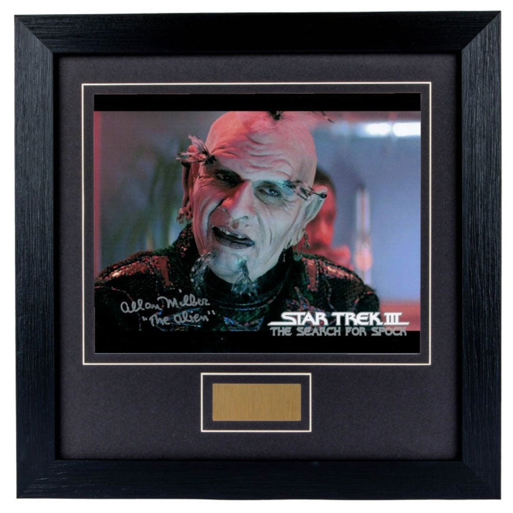 Allan Miller Star Trek signed framed photo