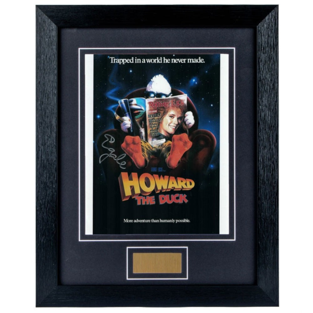 Ed Gale Howard The Duck Signed Framed Photo