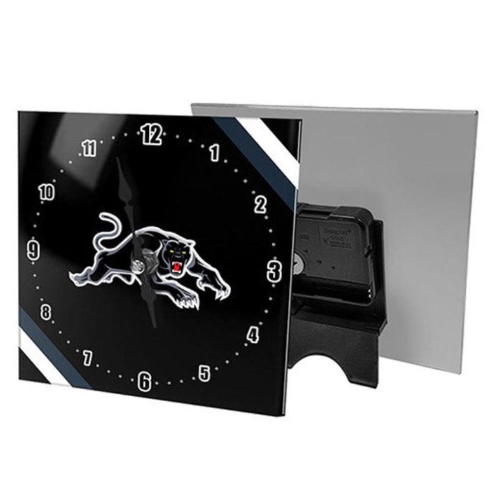 PANTHERS MINI GLASS CLOCK