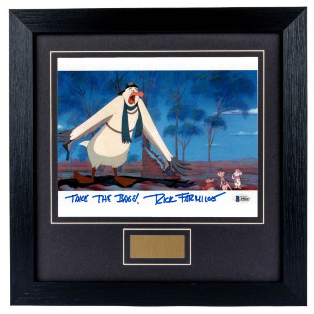 Rick Farmiloe The Rescuers Signed Framed Photo