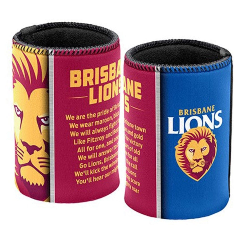 Brisbane Lions Logo Can Cooler