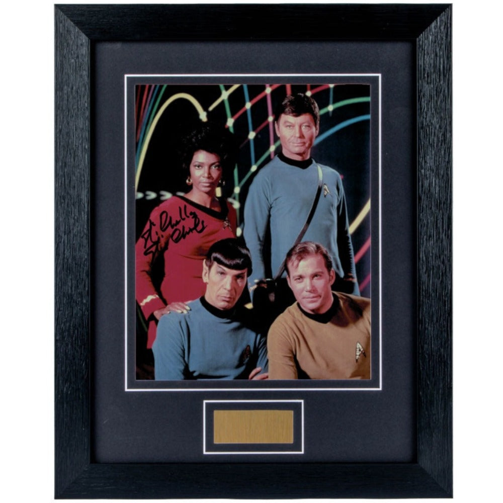 Star Trek Nichelle Nichols Signed 8x10 Photo 3 Framed
