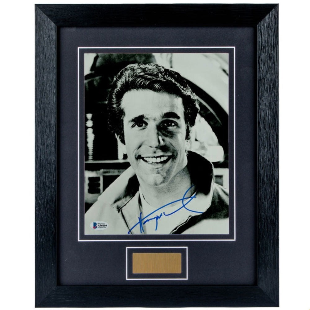 Henry Winkler Happy Days Signed Framed Photo 5