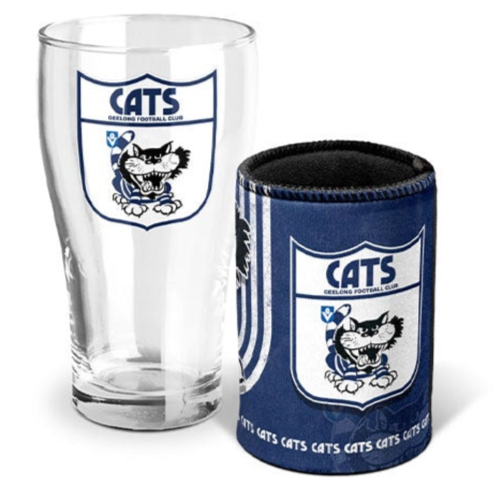 Geelong Cats Heritage Pint & Can Cooler Pack