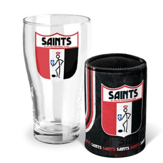 St Kilda Saints Heritage Pint & Can Cooler Pack