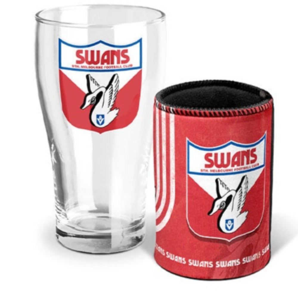 Sydney Swans Heritage Pint & Can Cooler Pack