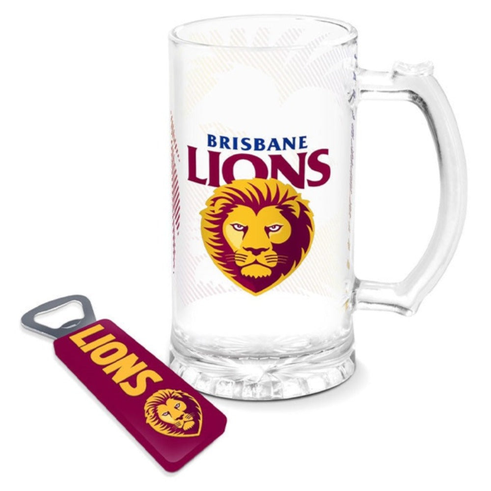 BRISBANE LIONS STEIN & OPENER PACK