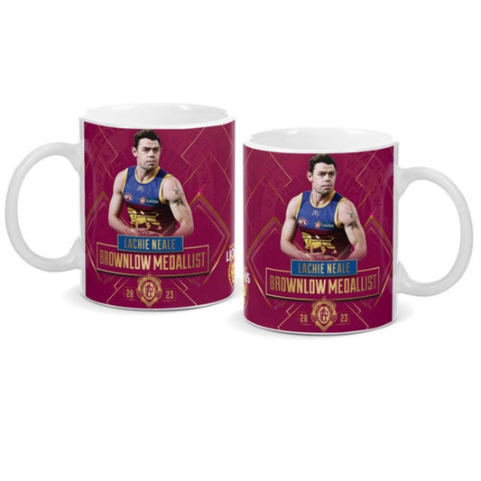 Brisbane Lions Brownlow 2023 Coffee Mug Lachie Neale