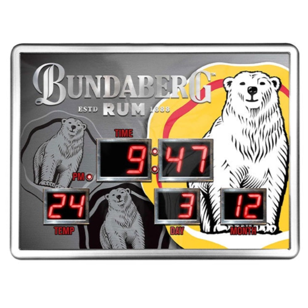 Bundaberg Rum Digital Clock
