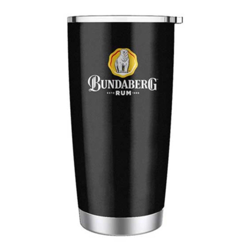 Bundaberg Rum Black Stainless Steel Travel Mug