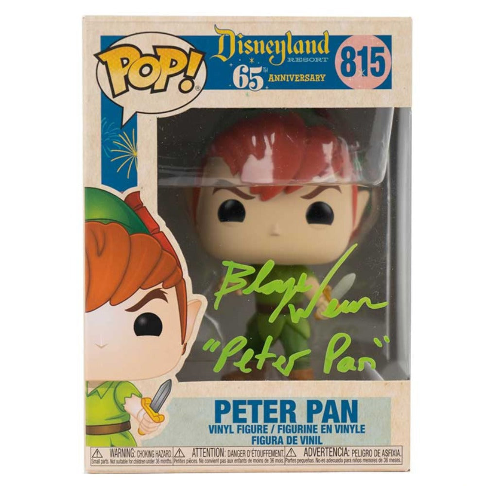 Blayne Weaver Disney Peter Pan Return To Neverland #815 Autographed Pop Vinyl
