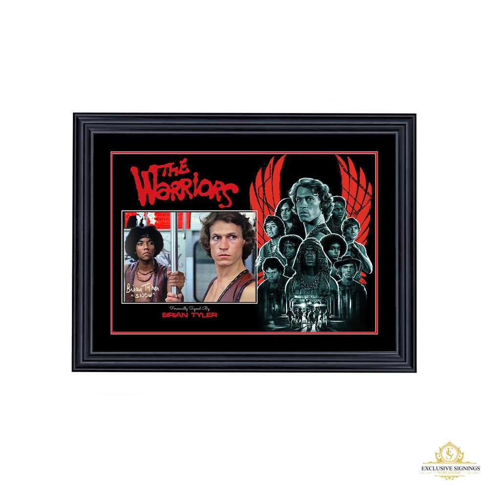 The Warriors Brian Tyler Signed 8x12 Photo 2 Framed