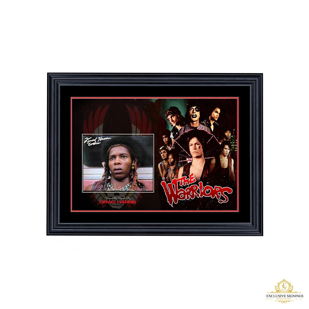 The Warriors David Harris Signed 8x10 Photo 1 Framed