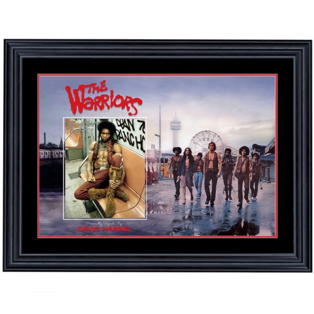 The Warriors David Harris Signed 8x10 Photo 2 Framed