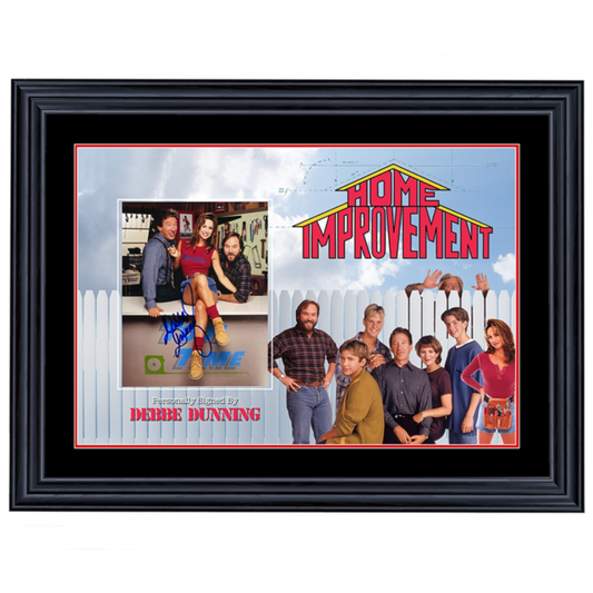 Home Improvement Debbe Dunning Signed 8x10 Photo 2 Framed