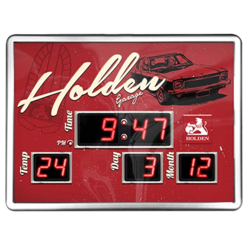 Holden Garage Digital Clock