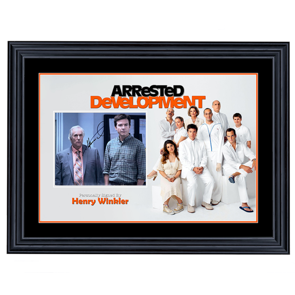 Arrested Development Henry Winkler Signed 8x10 Photo Framed