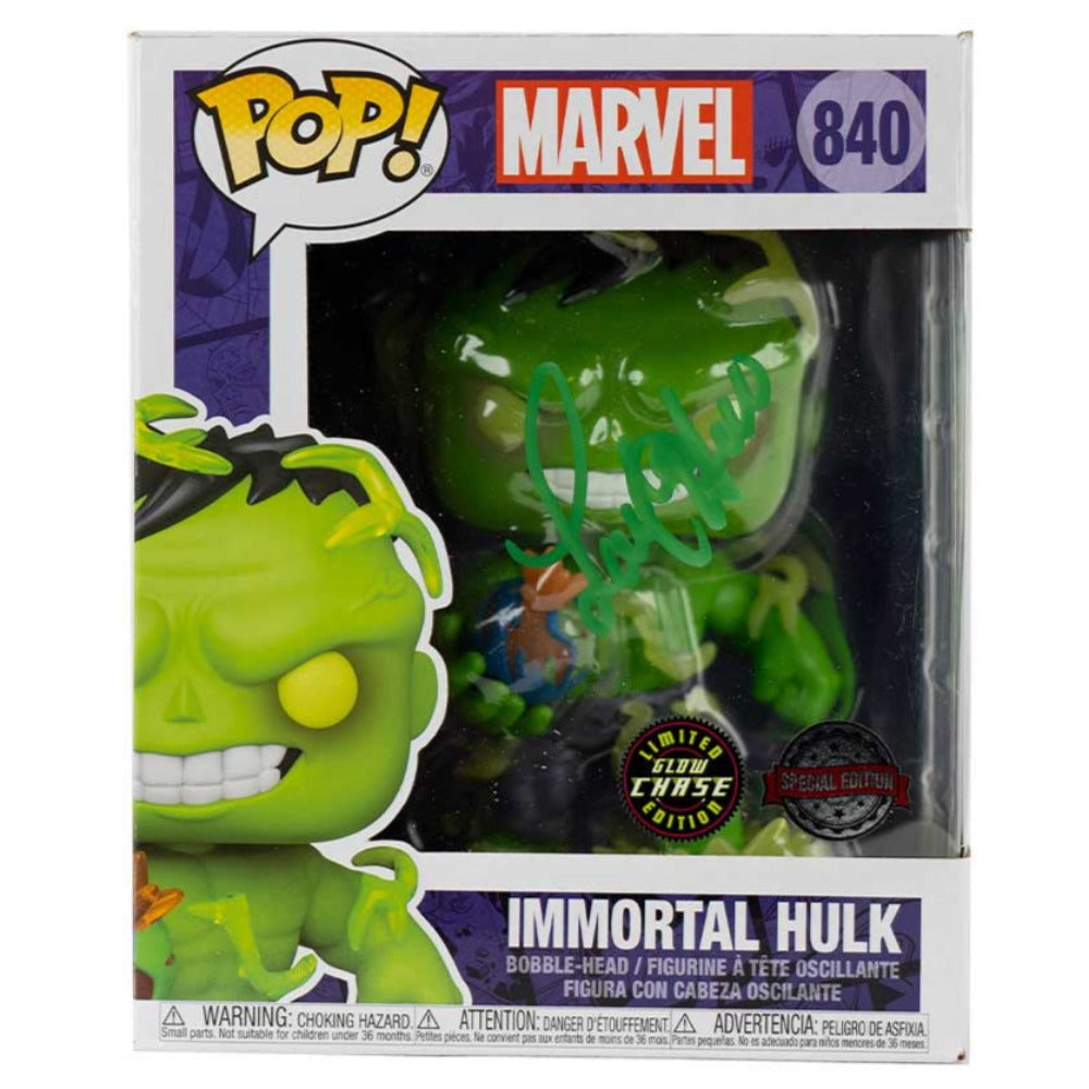 Lou Ferrigno The Hulk The Incredible Hulk #840 Immortal Hulk Autographed Pop Vinyl