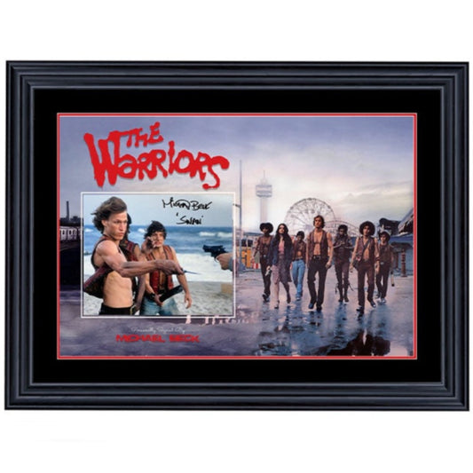 The Warriors Michael Beck Signed 8x10 Photo 2 Framed