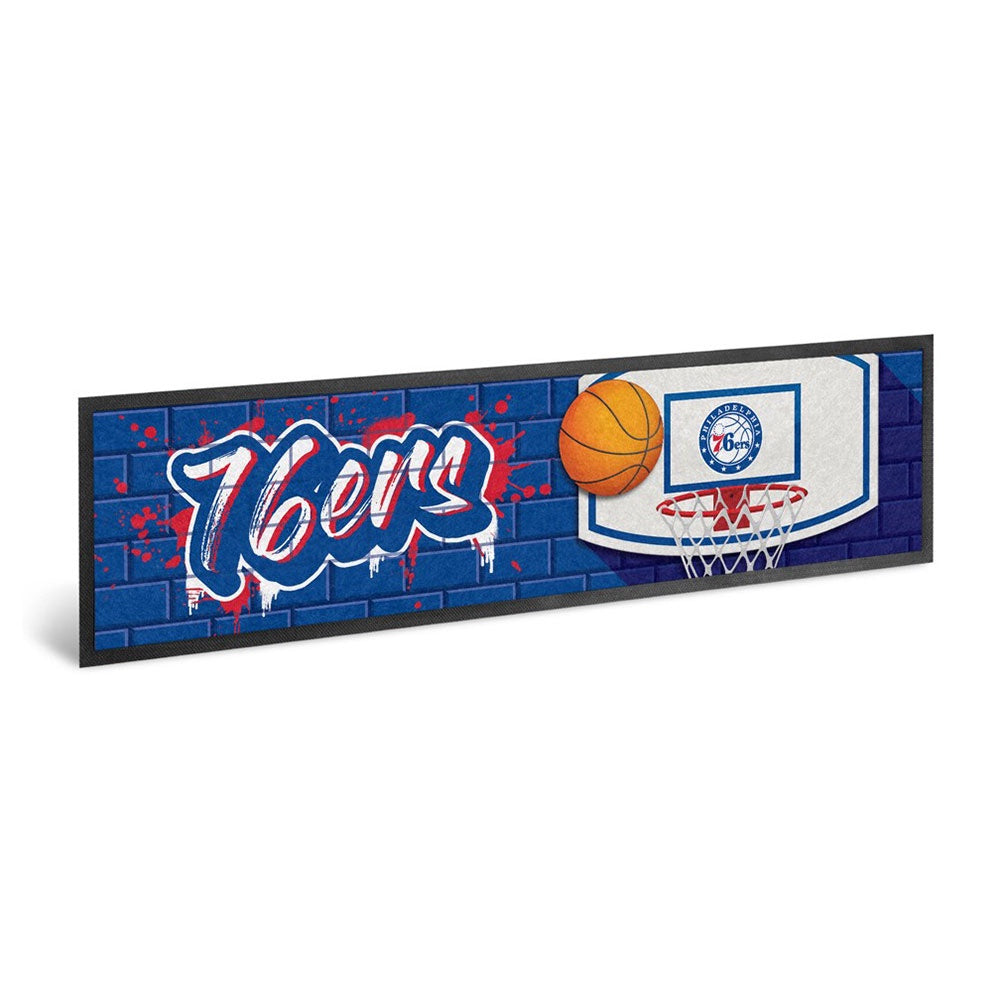 NBA Philadelphia 76ers Bar Runner