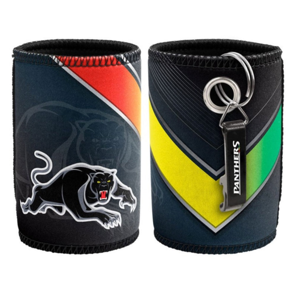Penrith Panthers NRL Bottle Opener Keyring and Can Cooler Stubby Holder