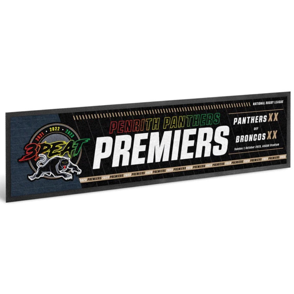 Penrith Panthers NRL 2023 Premiers Bar Runner