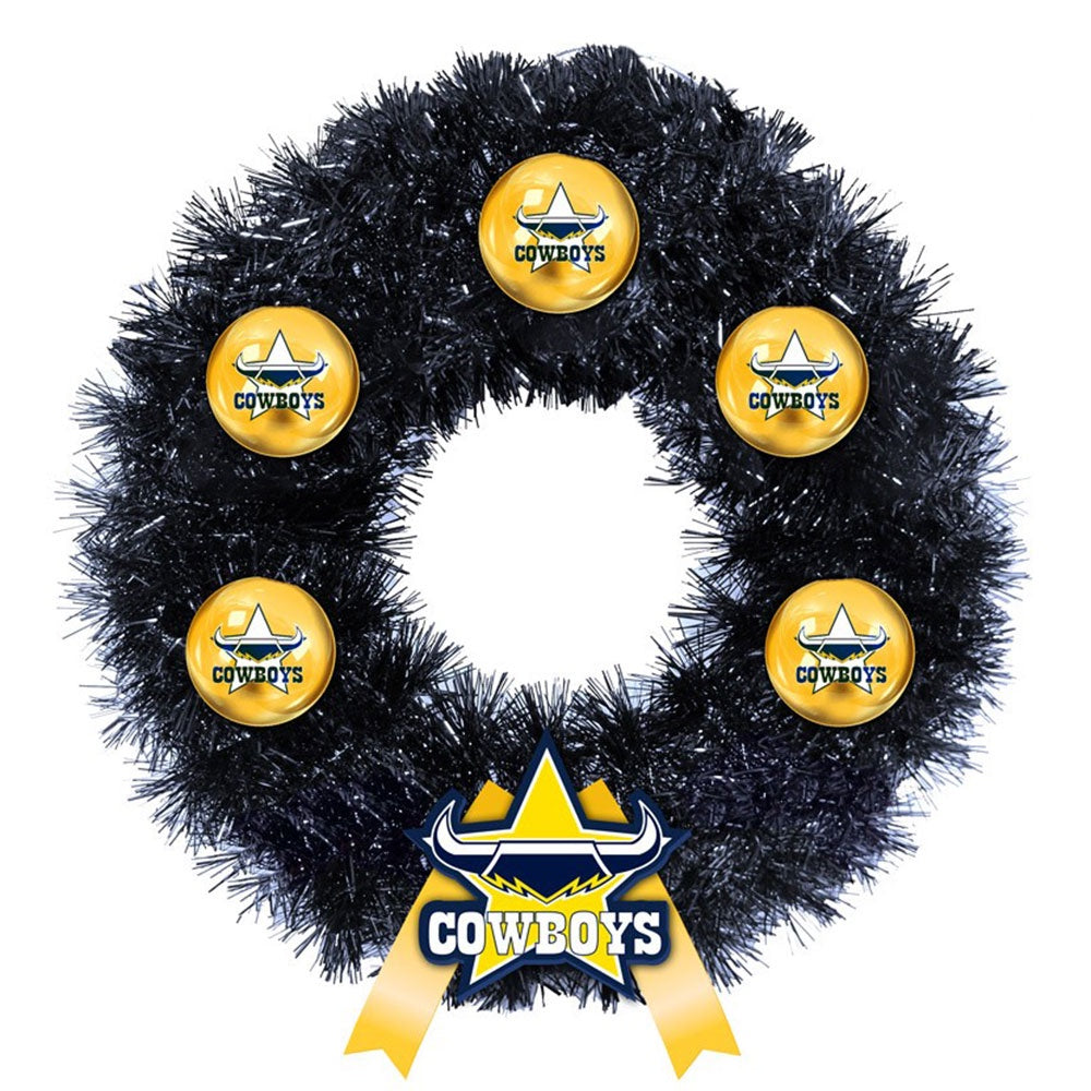 Nth Queensland Cowboys Christmas Wreath