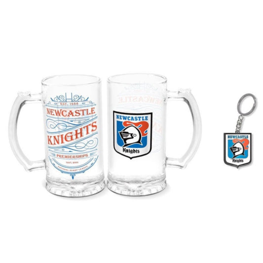 KNIGHTS STEIN & KEYRING PACK