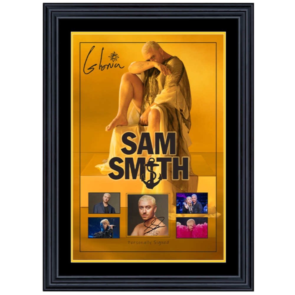 Sam Smith Gloria Signed Album Cover Framed