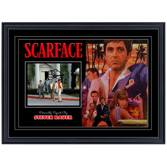 Scarface Steven Bauer Signed 8x10 Photo 3 Framed