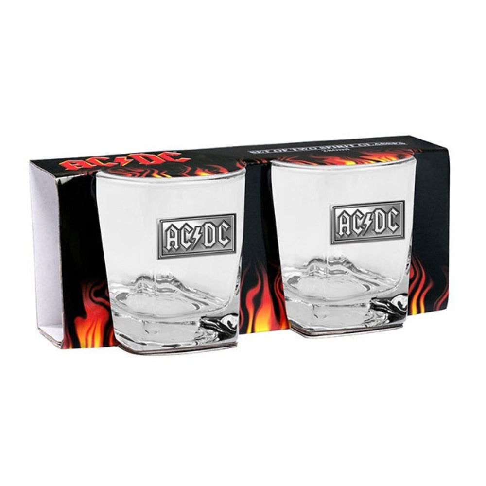 ACDC S/2 Metal Badged Glasses – exclusivesignings