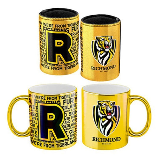 RICHMOND METALLIC CAN COOLER & MUG PK