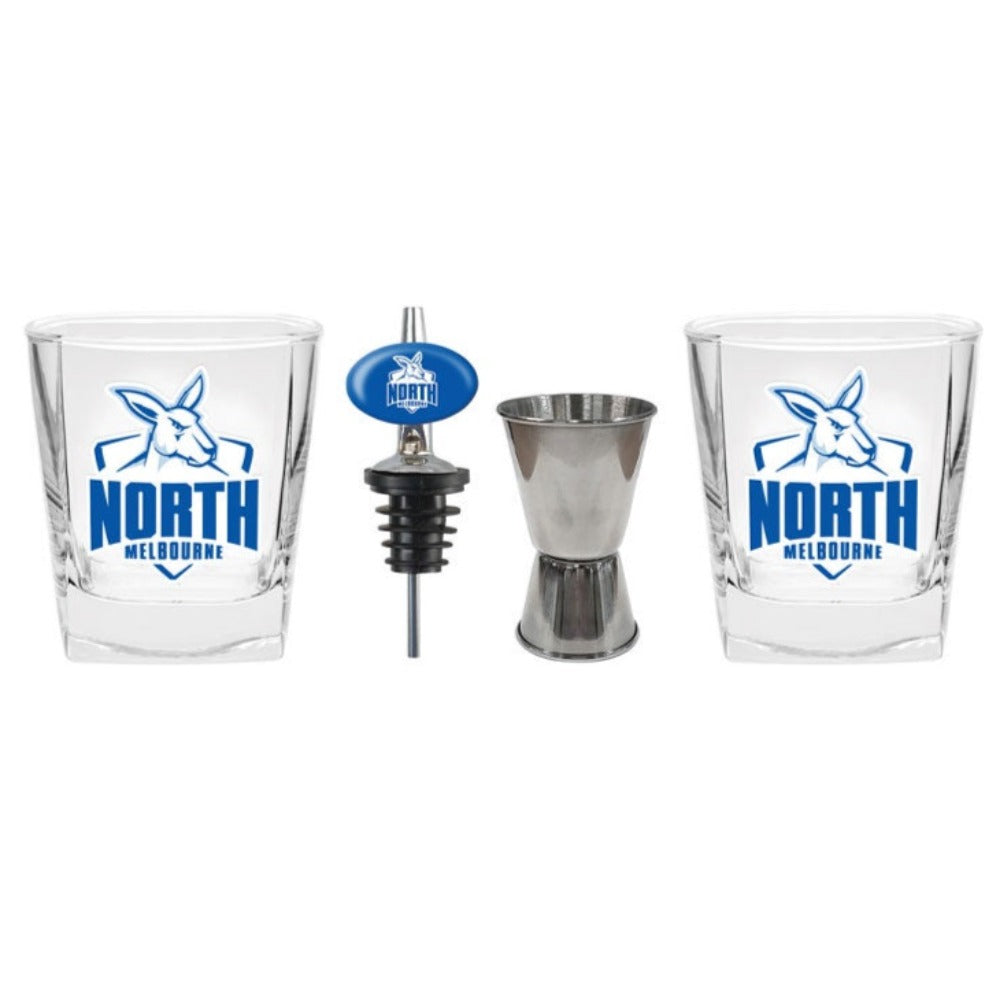 North Melbourne S/2 Glass Jigger & Pourer