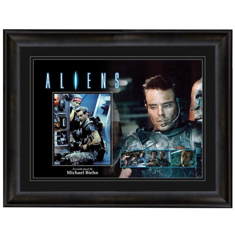 Aliens Michael Biehn Signed 8x10 Photo 2 Framed