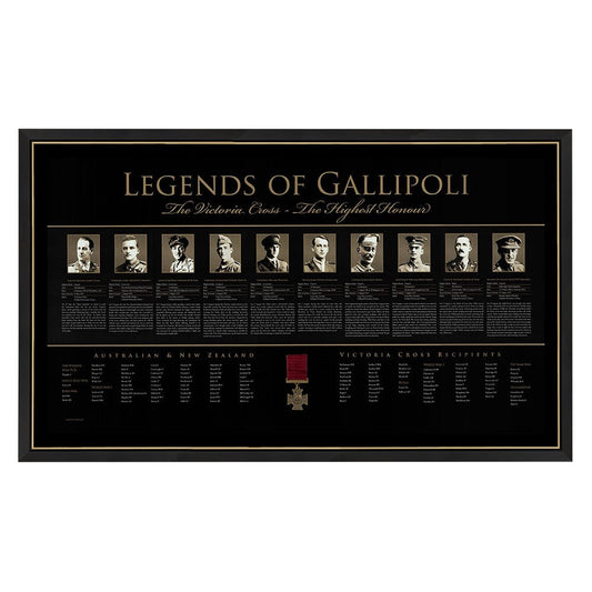 Victoria Cross Legends Print Framed