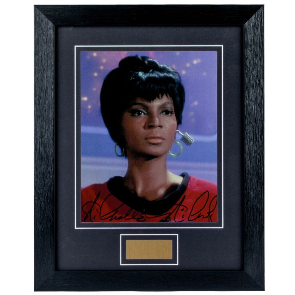 Star Trek Nichelle Nichols Signed 8x10 Photo 1 Framed
