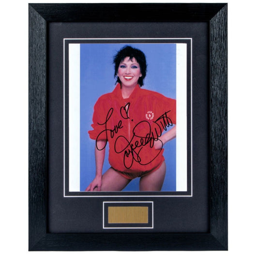 Joyce Dewitt Three's Company Signed Framed Photo