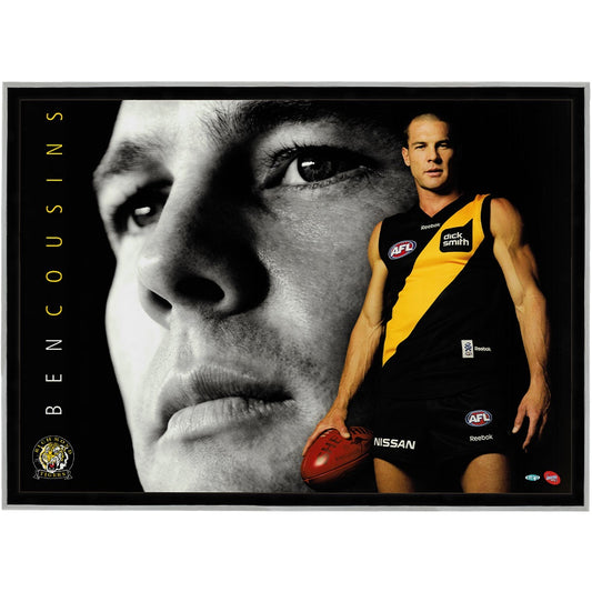 Richmond Tigers Ben Cousins Print Framed