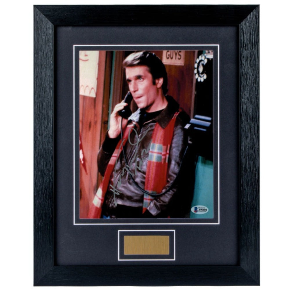 Henry Winkler Happy Days Signed Framed Photo 9