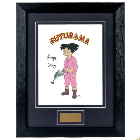 Lauren Tom Futurama Signed Framed Photo 2