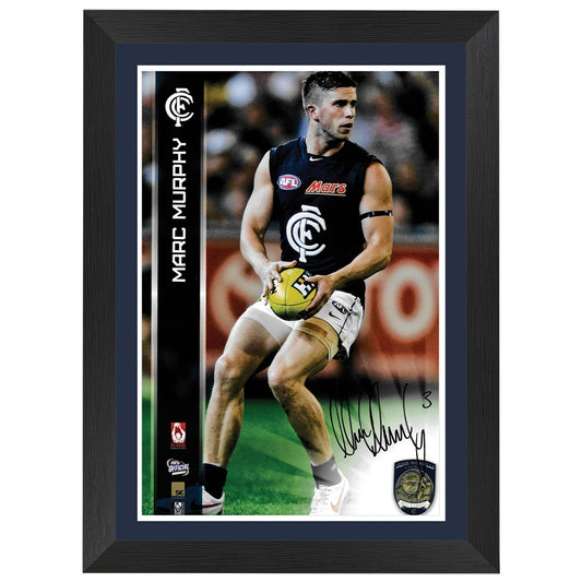 Carlton Blues Marc Murphy Action Photo Framed