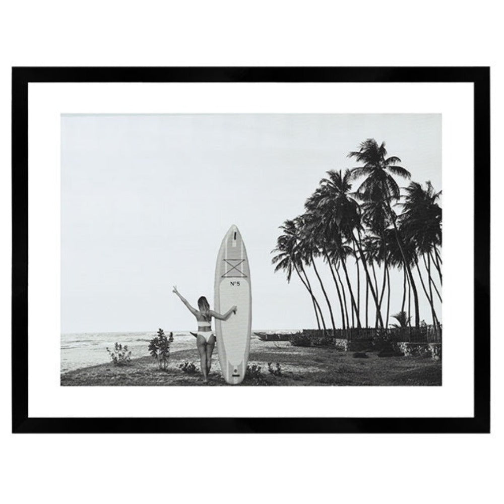 Chanel Surf Print Black Framed – exclusivesignings
