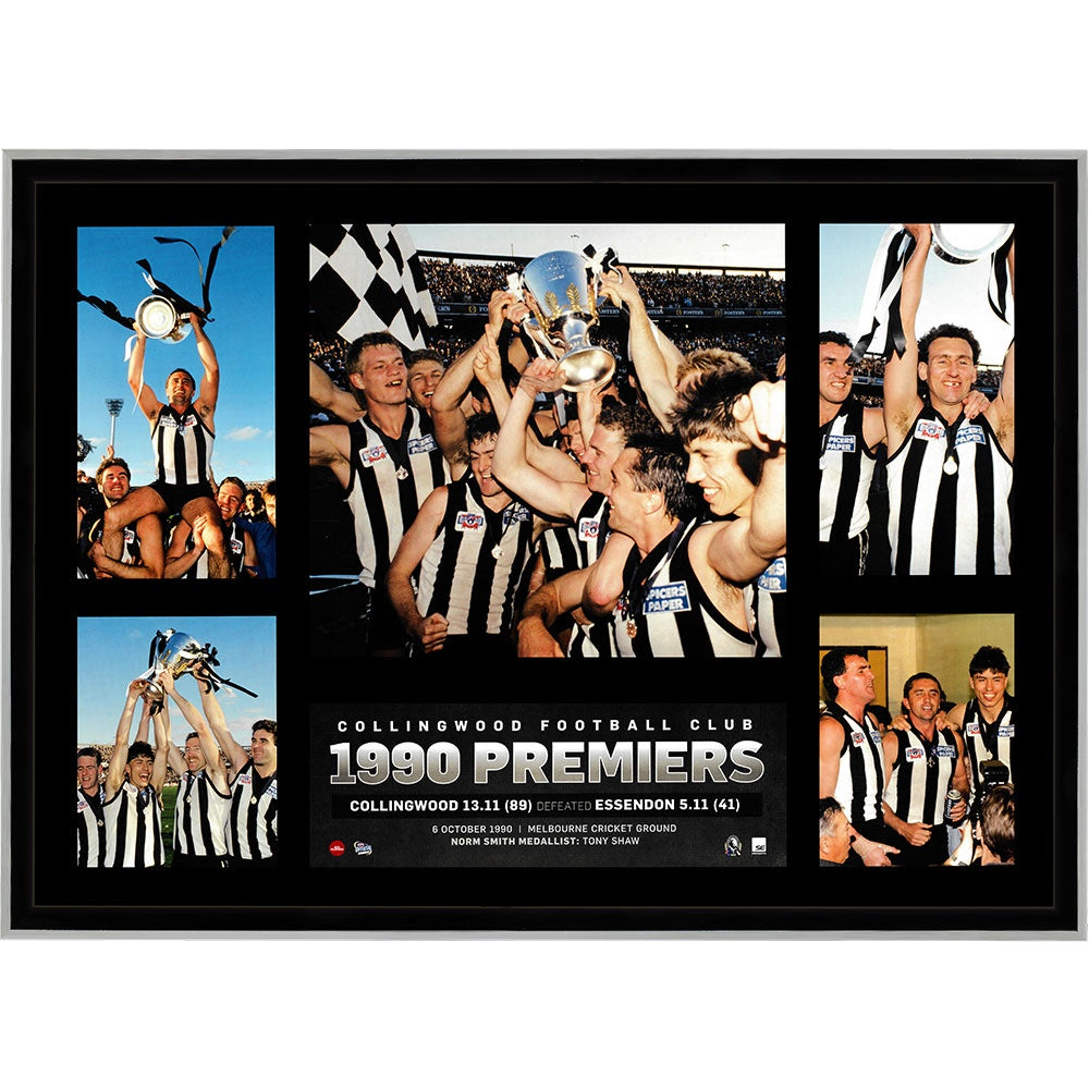 Collingwood Magpies - 1990 Premiers Tribute Print Framed