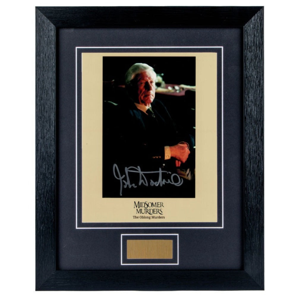 John Woodvine Midsomer Murders Signed Frame Photo