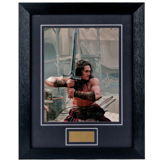 Jason Momoa Conan the Barbarian Signed Framed Photo 2