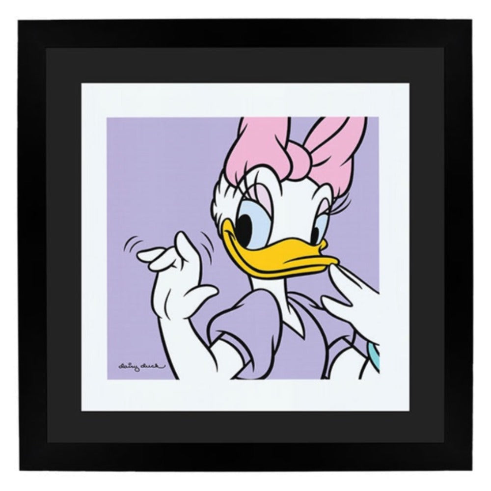 Daisy Duck Print Framed
